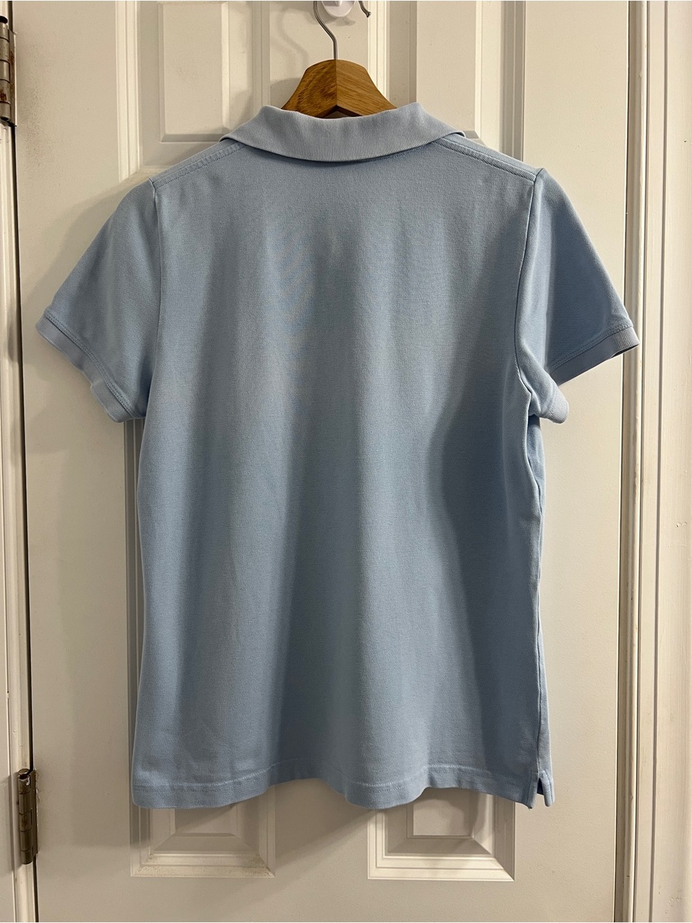 Lilly Pulitzer Light Blue Polo with Pink Trim - Picture 2 of 7